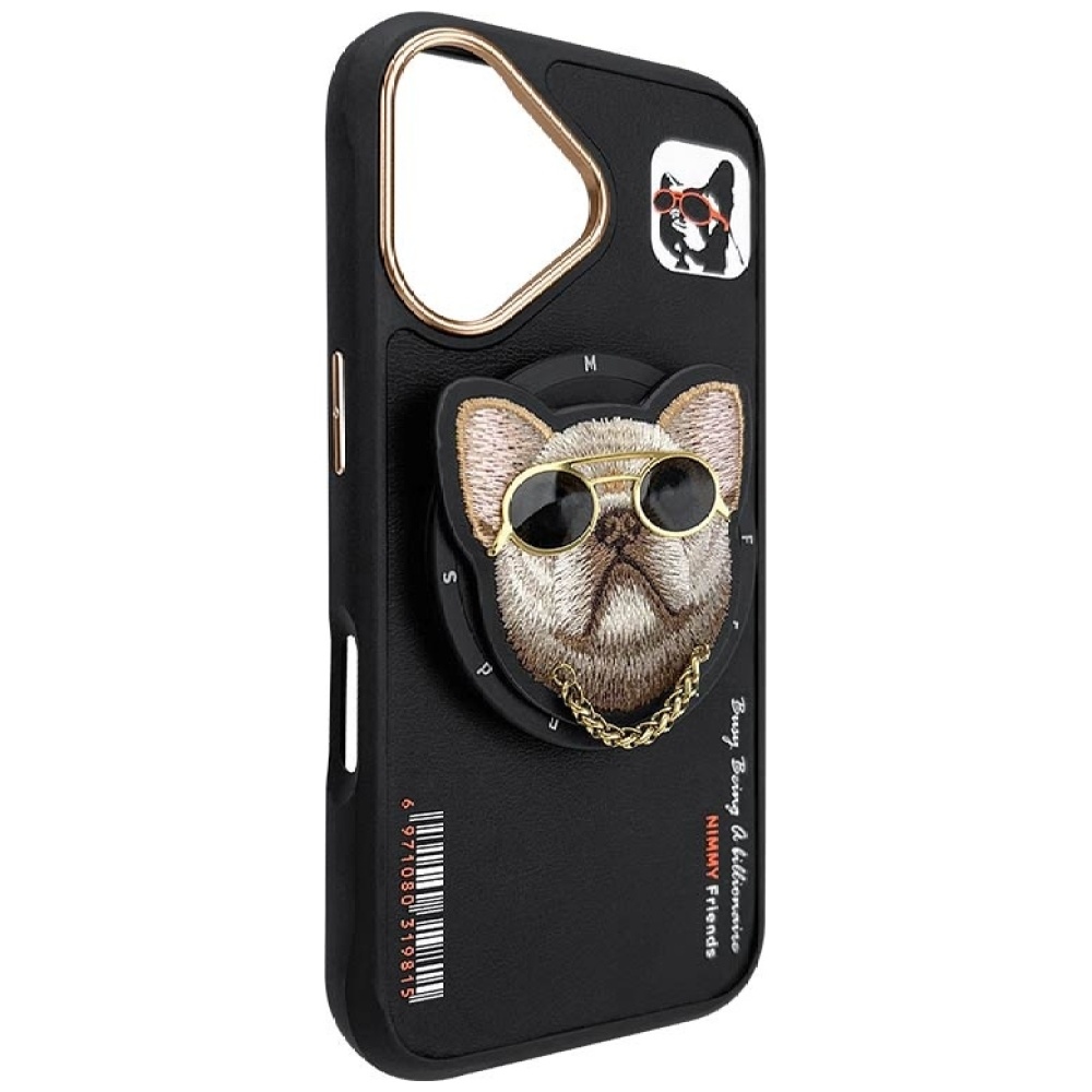 iTok webáruház - Hurtel Nimmy Glasses Cool nag MagSafe tok iPhone 16-hoz (fekete) 5 Nimmy Glasses Cool nag MagSafe case for iPhone 16 (fekete)