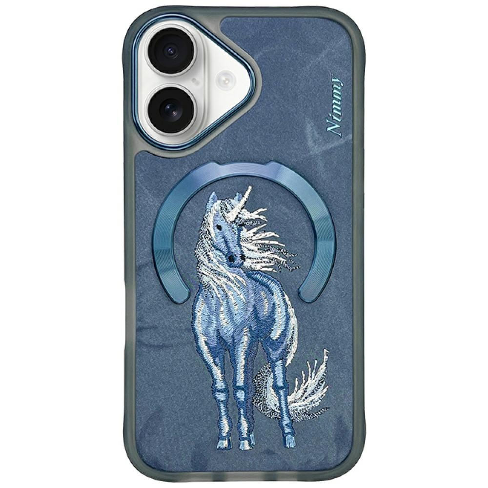 iTok webáruház - Hurtel Nimmy Magnetic Fantasy Animal MagSafe tok iPhone 16-hoz (kék) 1 Nimmy Magnetic Fantasy Animal MagSafe Case for iPhone 16 (kék)