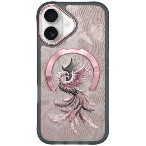 Nimmy Magnetic Fantasy Animal MagSafe tok iPhone 16-hoz (rozéarany)