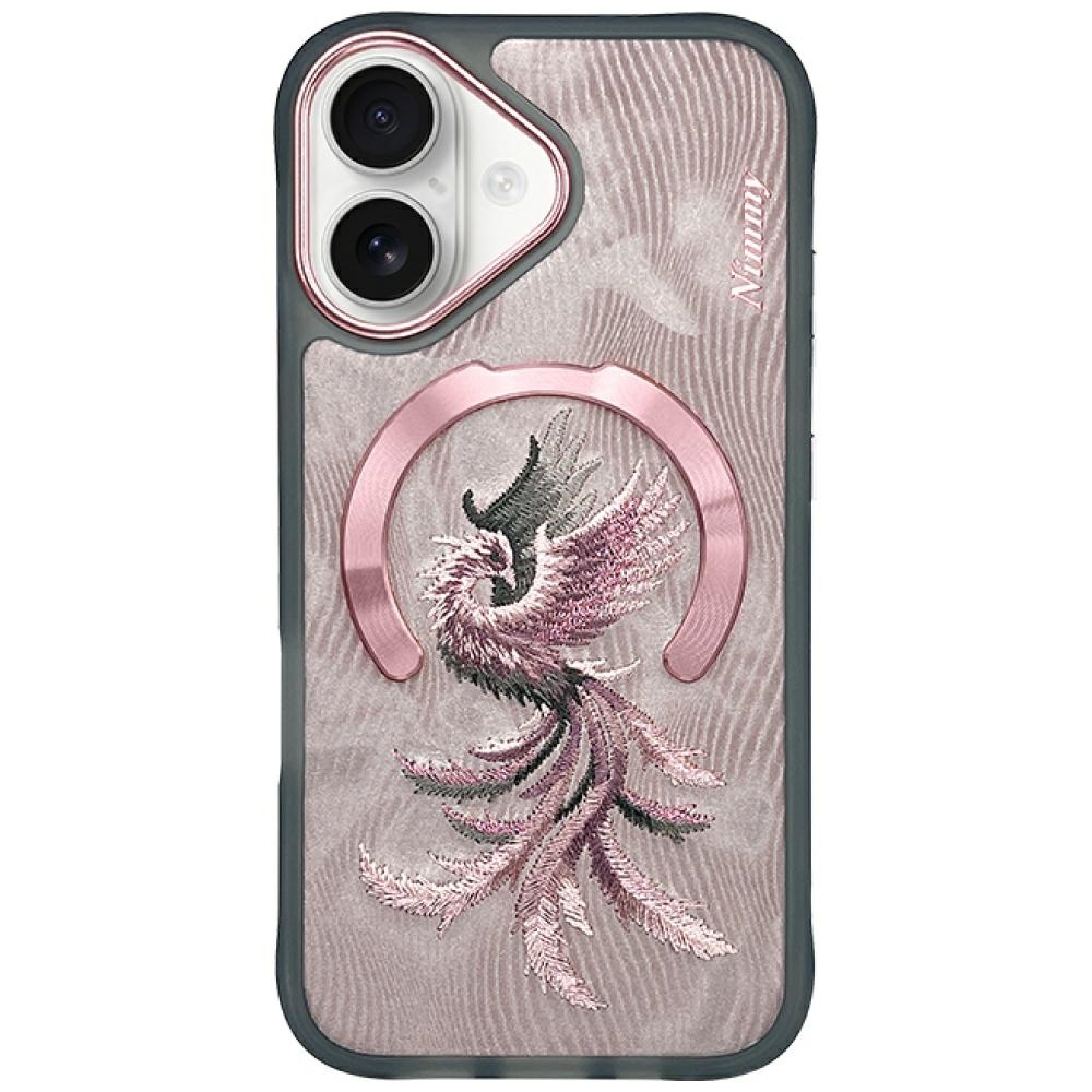 iTok webáruház - Hurtel Nimmy Magnetic Fantasy Animal MagSafe tok iPhone 16-hoz (rozéarany) 1 Nimmy Magnetic Fantasy Animal MagSafe iPhone 16 Case (rozéarany)