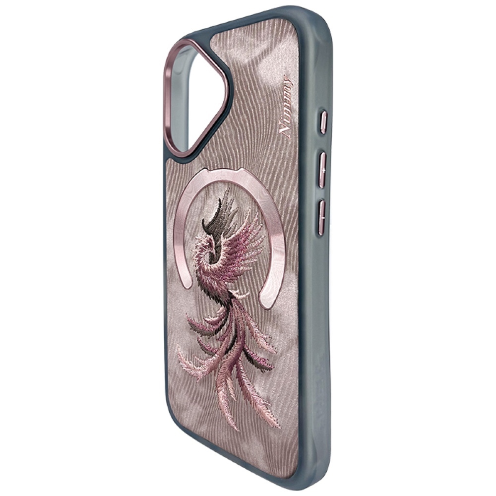 iTok webáruház - Hurtel Nimmy Magnetic Fantasy Animal MagSafe tok iPhone 16-hoz (rozéarany) 2 Nimmy Magnetic Fantasy Animal MagSafe iPhone 16 Case (rozéarany)