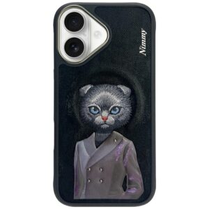 Nimmy Magnetic Fashion Cute Pet MagSafe tok iPhone 16 készülékhez (fekete)