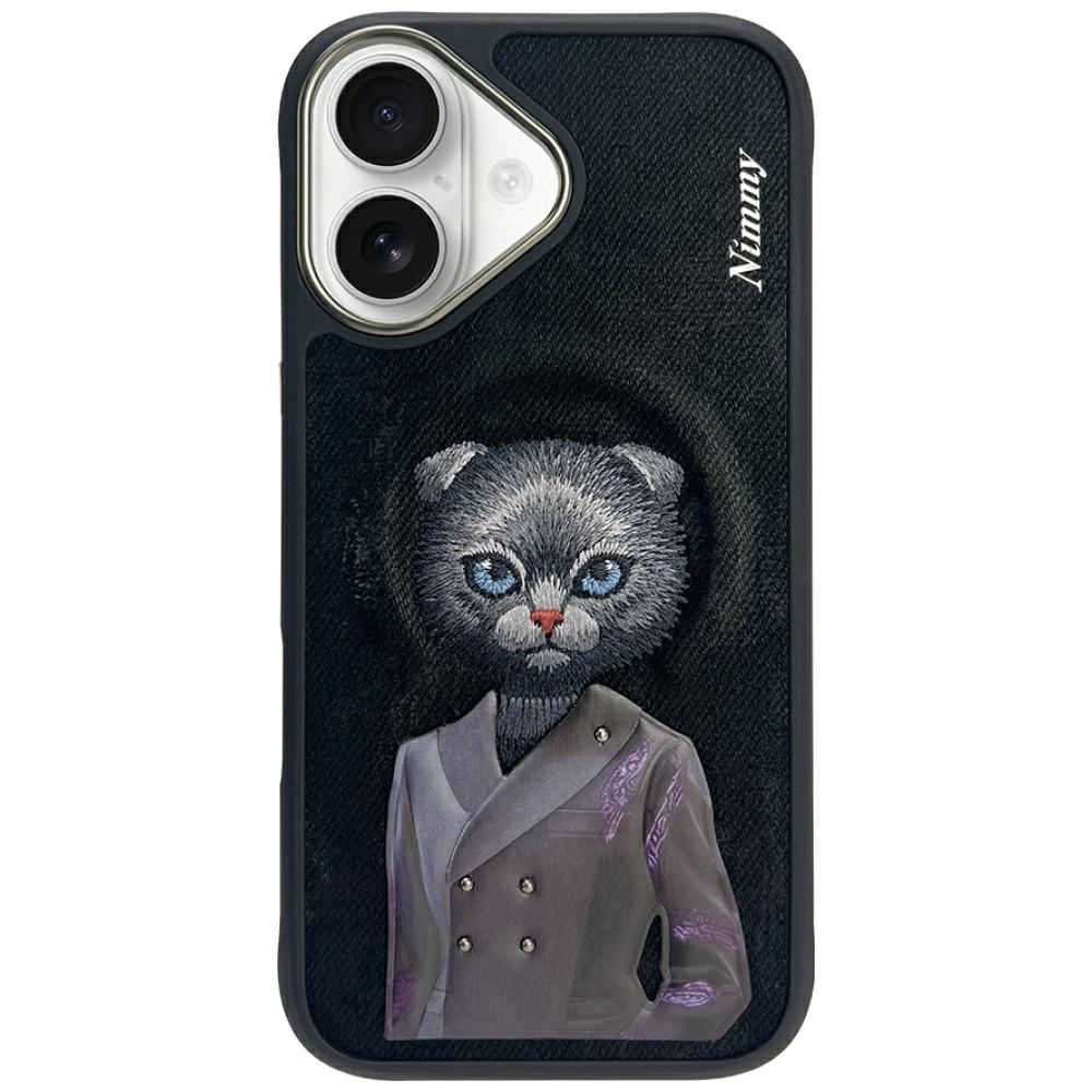 iTok webáruház - Hurtel Nimmy Magnetic Fashion Cute Pet MagSafe tok iPhone 16 készülékhez (fekete) 1 Nimmy Magnetic fashion cute pet MagSafe case for iPhone 16 (fekete)