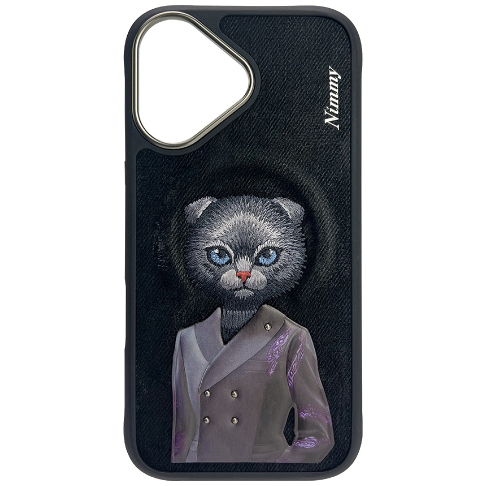 iTok webáruház - Hurtel Nimmy Magnetic Fashion Cute Pet MagSafe tok iPhone 16 készülékhez (fekete) 2 Nimmy Magnetic fashion cute pet MagSafe case for iPhone 16 (fekete)