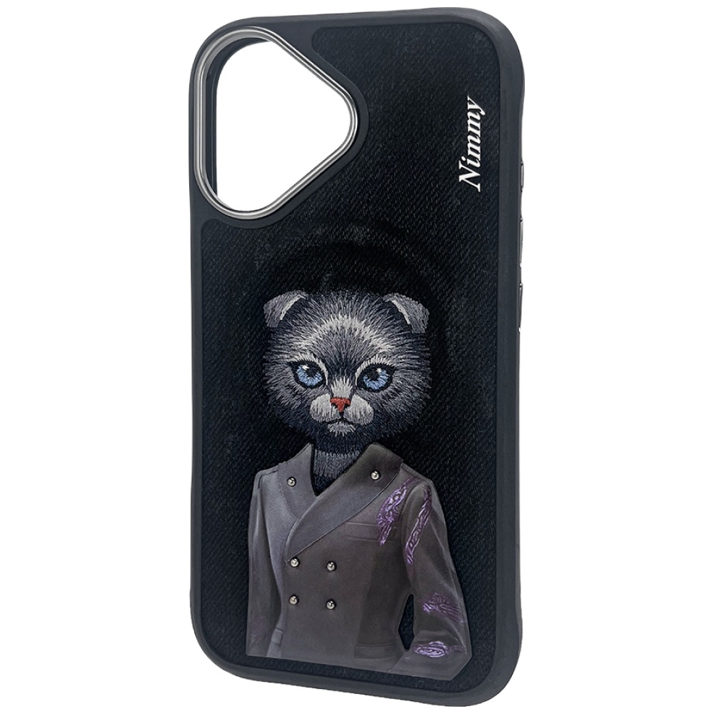 iTok webáruház - Hurtel Nimmy Magnetic Fashion Cute Pet MagSafe tok iPhone 16 készülékhez (fekete) 3 Nimmy Magnetic fashion cute pet MagSafe case for iPhone 16 (fekete)