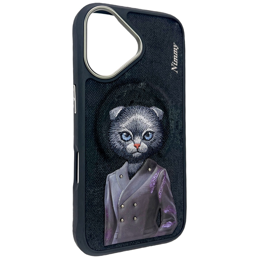 iTok webáruház - Hurtel Nimmy Magnetic Fashion Cute Pet MagSafe tok iPhone 16 készülékhez (fekete) 4 Nimmy Magnetic fashion cute pet MagSafe case for iPhone 16 (fekete)