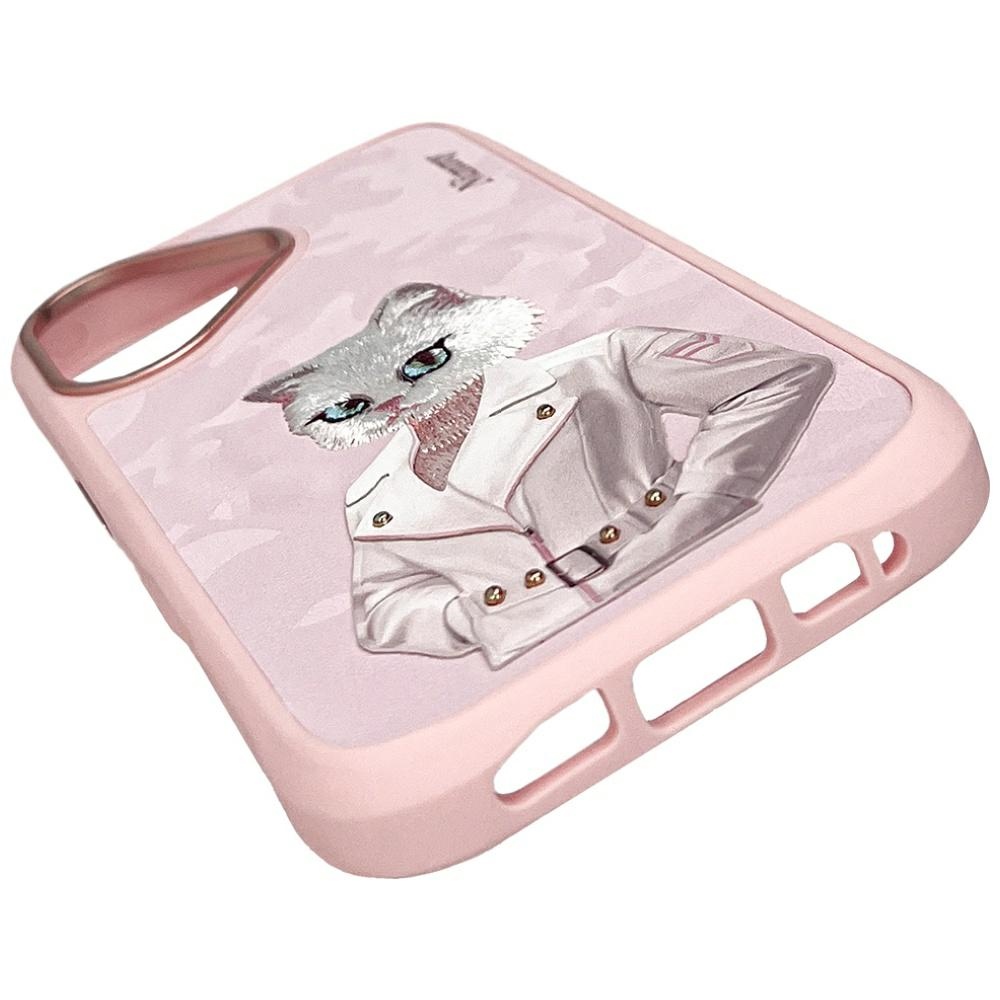 iTok webáruház - Hurtel Nimmy Magnetic Fashion Cute Pet MagSafe tok iPhone 16 készülékhez (rózsaszín) 8 Nimmy Magnetic fashion cute pet MagSafe case for iPhone 16 (rózsaszín)