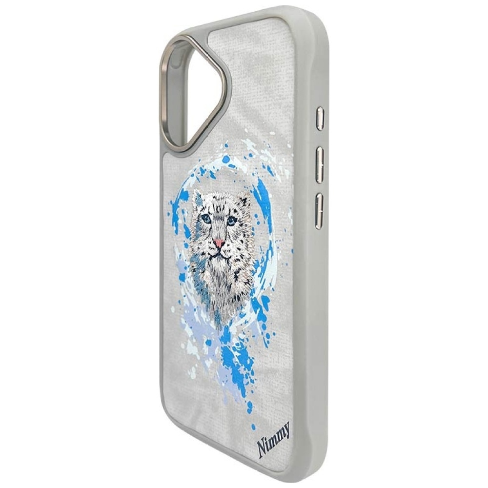 iTok webáruház - Hurtel Nimmy Pantera MagSafe tok iPhone 16-hoz (világosszürke) 4 Nimmy Pantera MagSafe case for iPhone 16 (világosszürke)