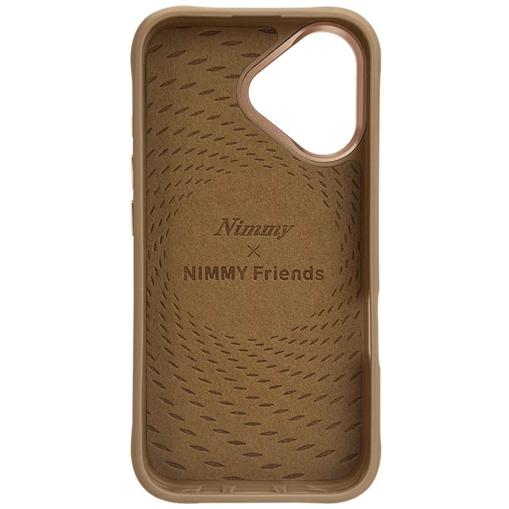 iTok webáruház - Hurtel Nimmy Tiger MagSafe tok iPhone 16-hoz (barna) 3 Nimmy Tiger MagSafe case for iPhone 16 (barna)
