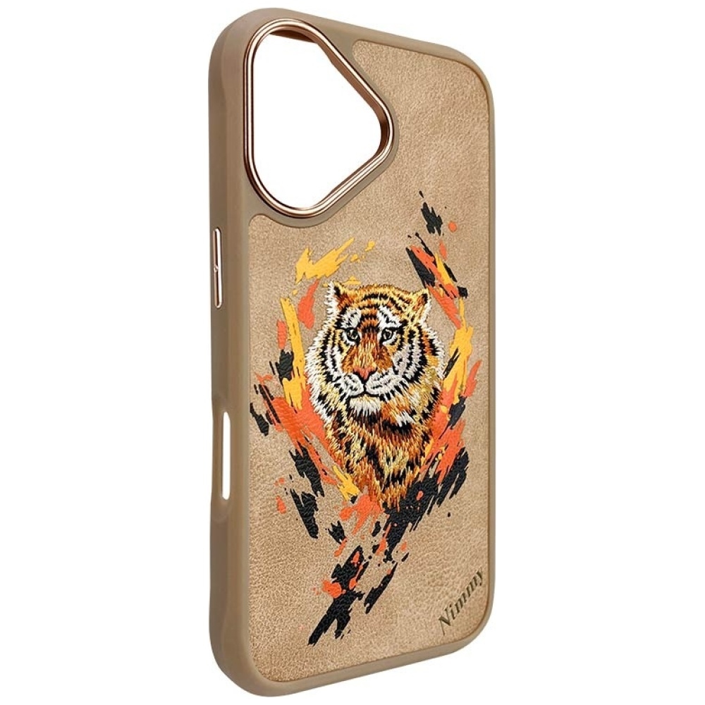 iTok webáruház - Hurtel Nimmy Tiger MagSafe tok iPhone 16-hoz (barna) 5 Nimmy Tiger MagSafe case for iPhone 16 (barna)