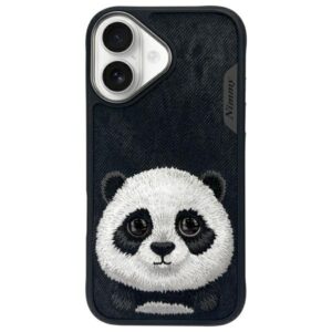 Nimmy Big Eyed Pet 2.0 Panda tok iPhone 16 készülékhez (fekete)