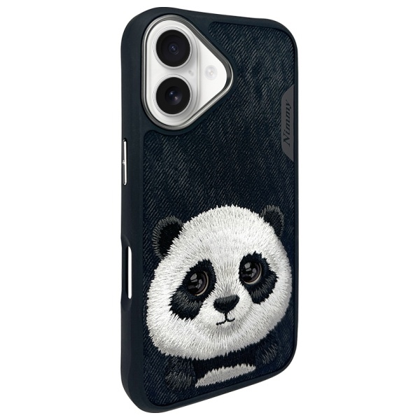 iTok webáruház - Hurtel Nimmy Big Eyed Pet 2.0 Panda tok iPhone 16 készülékhez (fekete) 2 Nimmy Big Eyed Pet 2.0 Panda case for iPhone 16 (fekete)