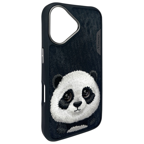 iTok webáruház - Hurtel Nimmy Big Eyed Pet 2.0 Panda tok iPhone 16 készülékhez (fekete) 4 Nimmy Big Eyed Pet 2.0 Panda case for iPhone 16 (fekete)