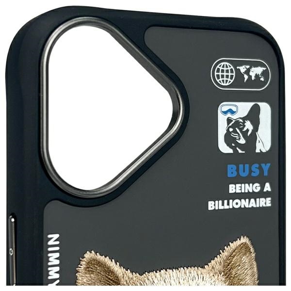 iTok webáruház - Hurtel Nimmy Cool&Cute 2.0 Dog tok iPhone 16-hoz (fekete) 5 Nimmy Cool&Cute 2.0 Dog Case for iPhone 16 (fekete)