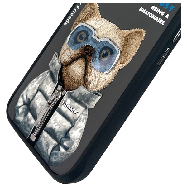 iTok webáruház - Hurtel Nimmy Cool&Cute 2.0 Dog tok iPhone 16-hoz (fekete) 7 Nimmy Cool&Cute 2.0 Dog Case for iPhone 16 (fekete)