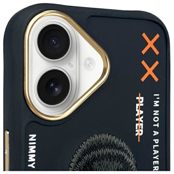 iTok webáruház - Hurtel Nimmy Cool&Cute 2.0 Monkey tok iPhone 16-hoz (fekete) 3 Nimmy Cool&Cute 2.0 Monkey case for iPhone 16 (fekete)