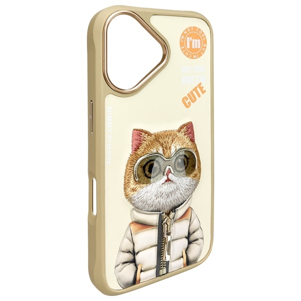 iTok webáruház - Hurtel Nimmy Cool&Cute 2.0 Cat tok iPhone 16-hoz (zöld) 4 Nimmy Cool&Cute 2.0 Cat Case for iPhone 16 (zöld)