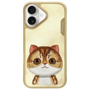 Nimmy Big Eyed Pet 2.0 Cat tok iPhone 16-hoz (zöld)