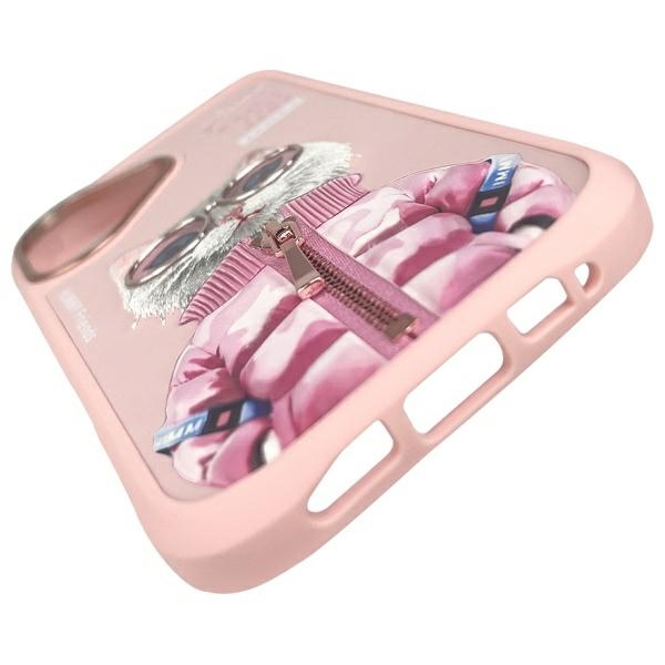 iTok webáruház - Hurtel Nimmy Cool&Cute 2.0 Cat tok iPhone 16-hoz (rózsaszín) 8 Nimmy Cool&Cute 2.0 Cat Case for iPhone 16 (rózsaszín)