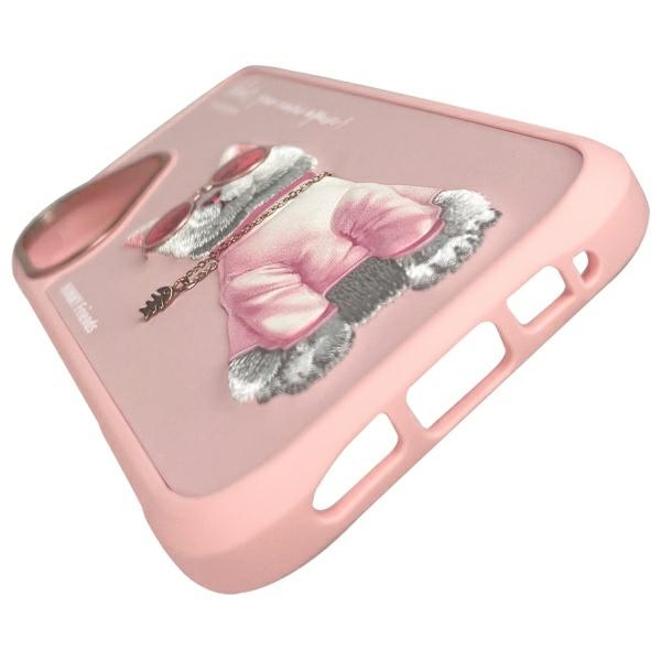 iTok webáruház - Hurtel Nimmy Glasses Cool Cat iPhone 16 tok (rózsaszín) 8 Nimmy Glasses Cool Cat iPhone 16 Case (rózsaszín)