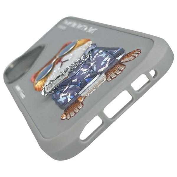 iTok webáruház - Hurtel Nimmy Glasses Cool Cat iPhone 16 tok (szürke) 8 Nimmy Glasses Cool Cat iPhone 16 Case (szürke)