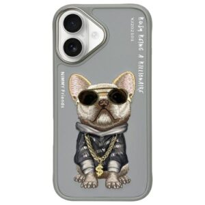 Nimmy Glasses Cool Dog tok iPhone 16 készülékhez (szürke)