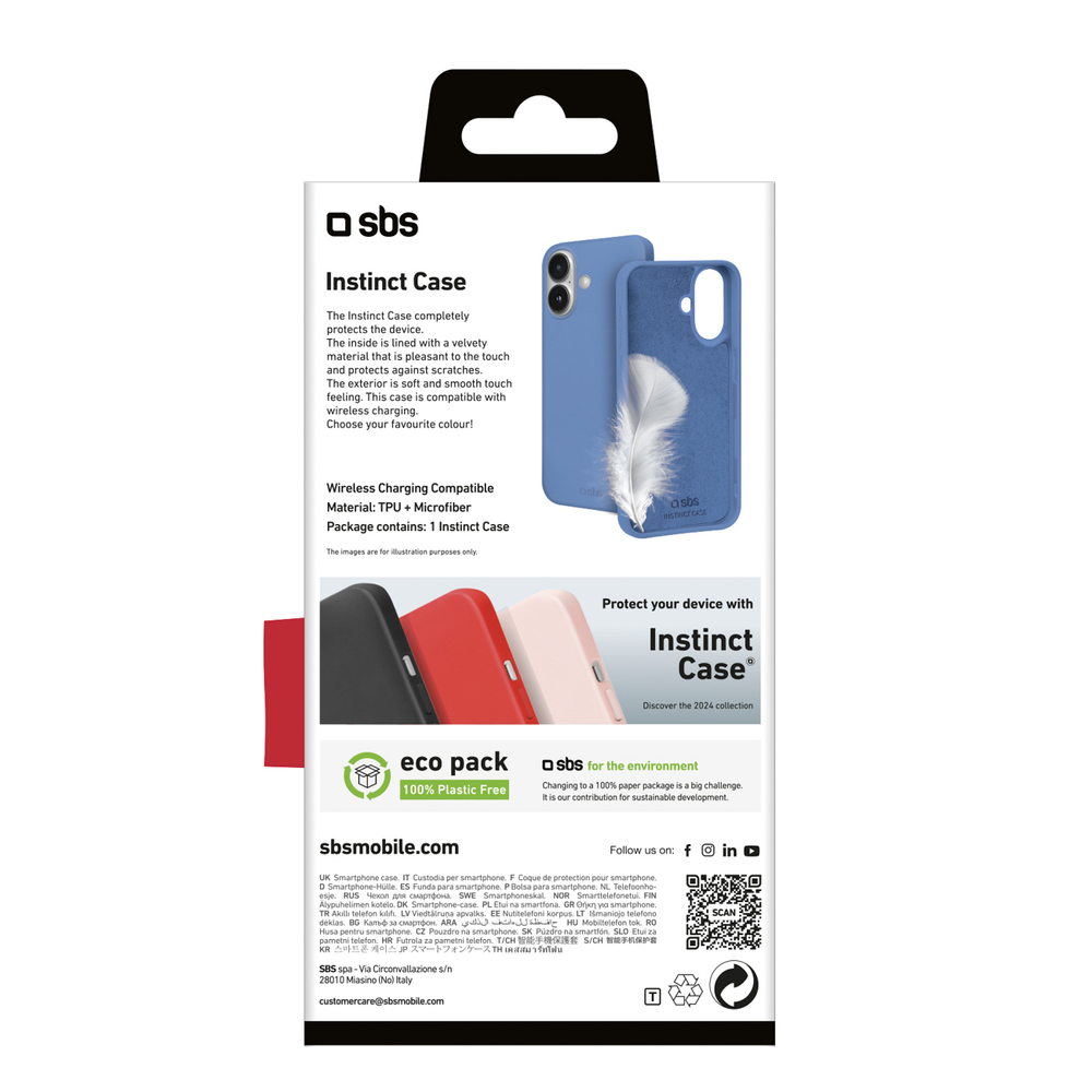 iTok webáruház - SBS SBS Instinct iPhone 16 tok (kék) 4 SBS Instinct iPhone 16 Case (kék)