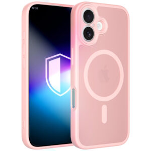 3mk Misty MagCase tok iPhone 16 készülékhez (rózsaszín)
