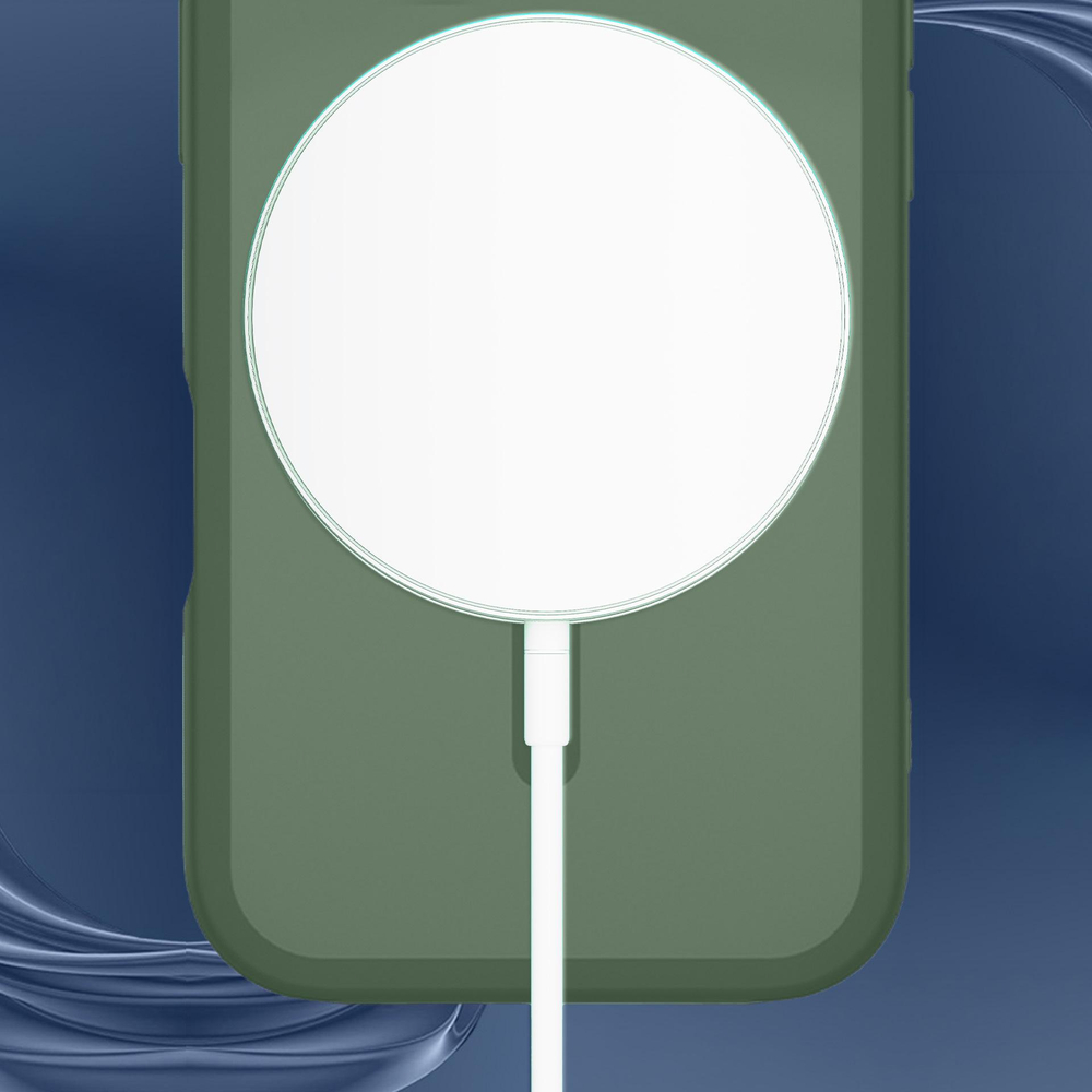 iTok webáruház - 3MK 3mk Misty MagCase tok iPhone 16 készülékhez (zöld) 5 3mk Misty MagCase for iPhone 16 (zöld)