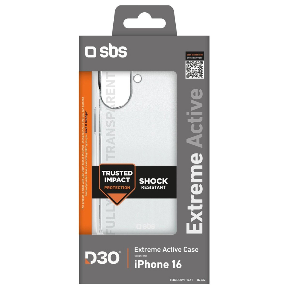 iTok webáruház - SBS SBS Extreme Active D3O tok iPhone 16e/17e készülékhez (átlátszó) 3 SBS Extreme Active D3O Case for iPhone 16e/17e (átlátszó)