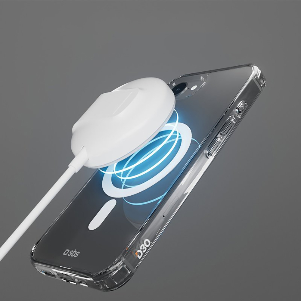 iTok webáruház - SBS SBS Extreme Mag D3O MagSafe tok iPhone 16e/17e készülékhez (átlátszó) 4 SBS Extreme Mag D3O MagSafe Case for iPhone 16e/17e (átlátszó)
