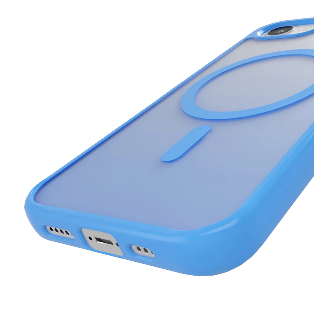 iTok webáruház - Puro Puro Gradient MagSafe TPU tok iPhone 16e/17e készülékhez (kék) 4 Puro Gradient MagSafe Silicone Case for iPhone 16e/17e (kék)