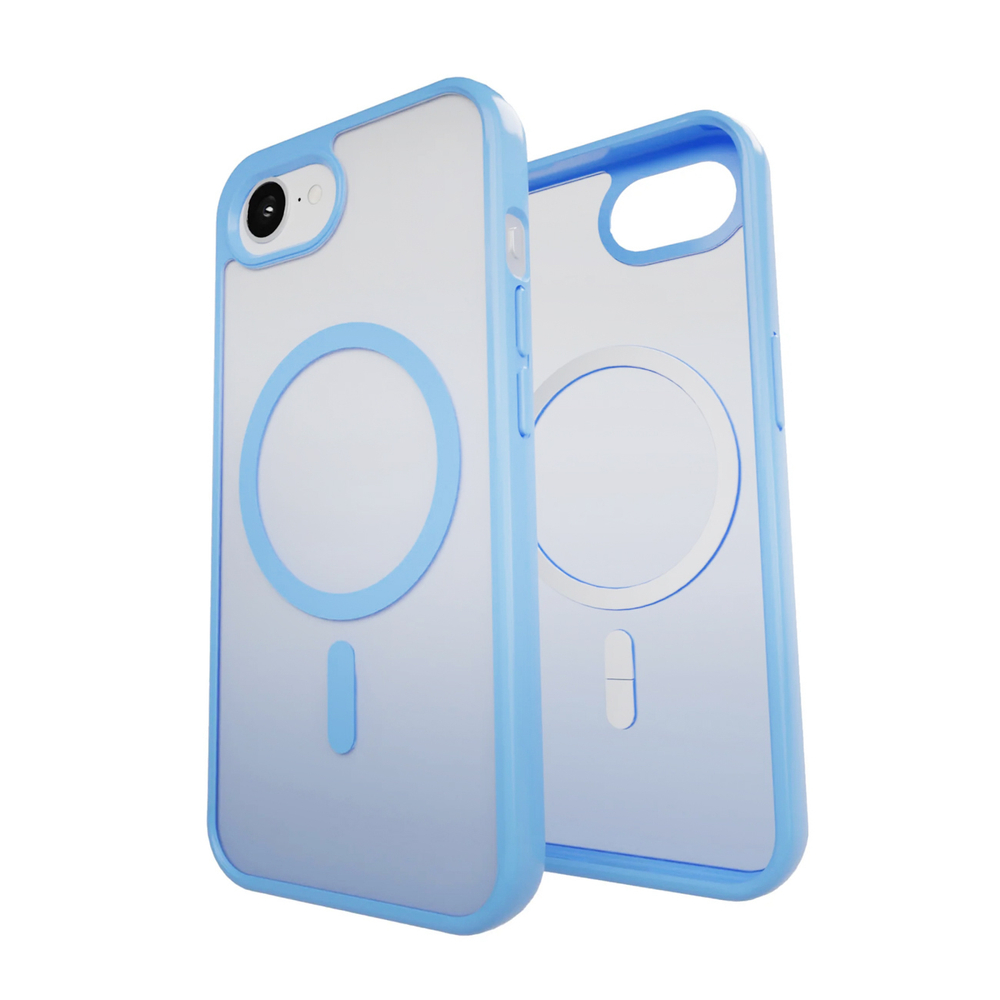 iTok webáruház - Puro Puro Gradient MagSafe TPU tok iPhone 16e/17e készülékhez (kék) 5 Puro Gradient MagSafe Silicone Case for iPhone 16e/17e (kék)