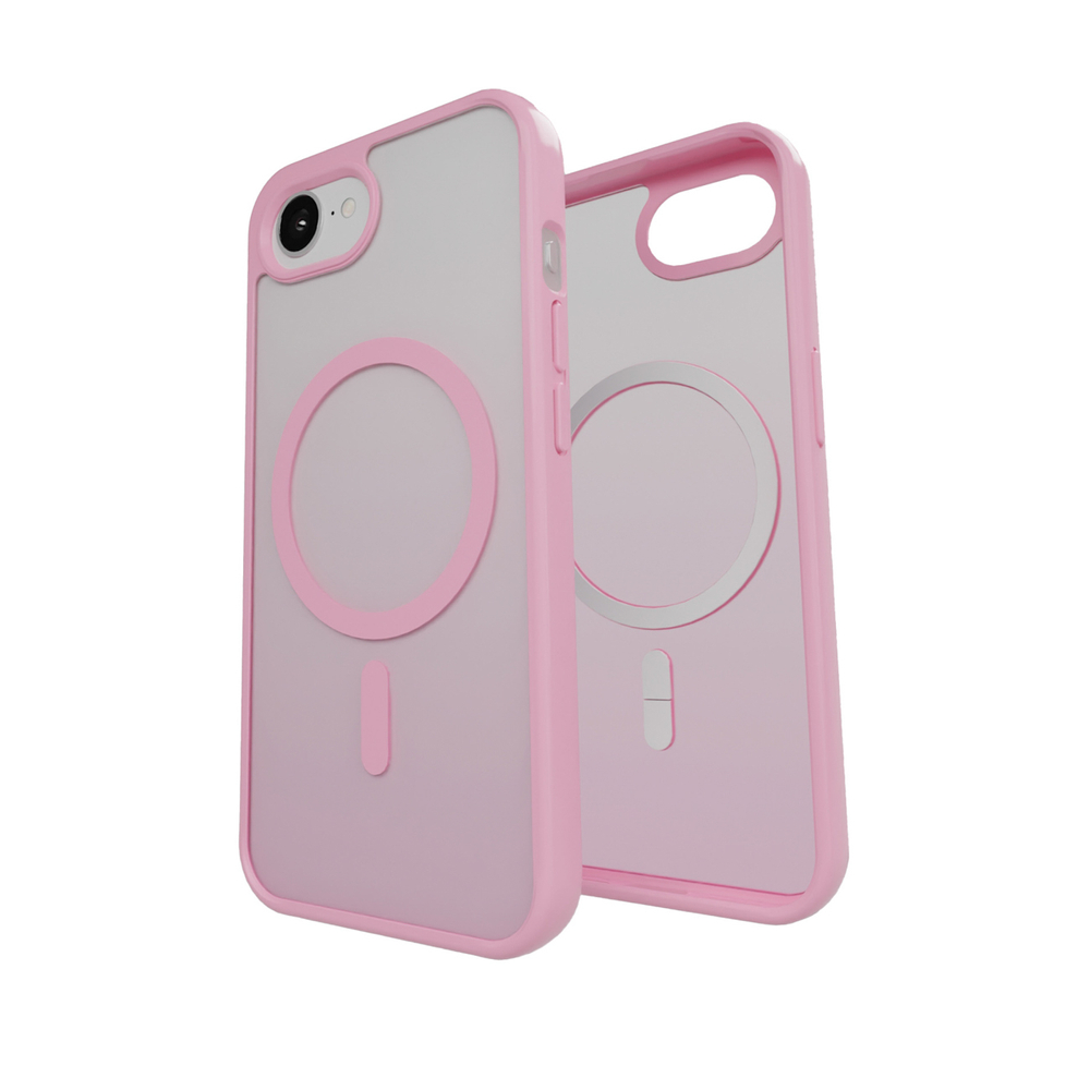 iTok webáruház - Puro Puro Gradient MagSafe szilikon tok iPhone 16e/17e készülékhez (rózsaszín) 7 Puro Gradient MagSafe Silicone Case for iPhone 16e/17e (rózsaszín)