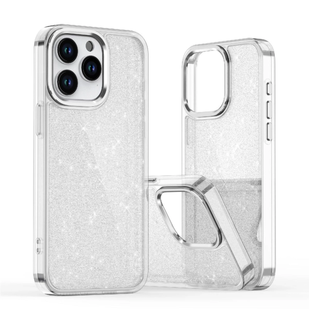 iTok webáruház - Hurtel Glitter tok iPhone 16e / 17e (átlátszó) 2 Glitter Case for iPhone 16e / 17e (átlátszó)