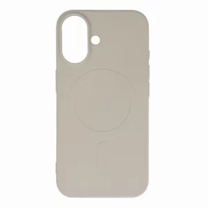 MagSafe szilikon tok iPhone 16e / 17e készülékhez (bézs)