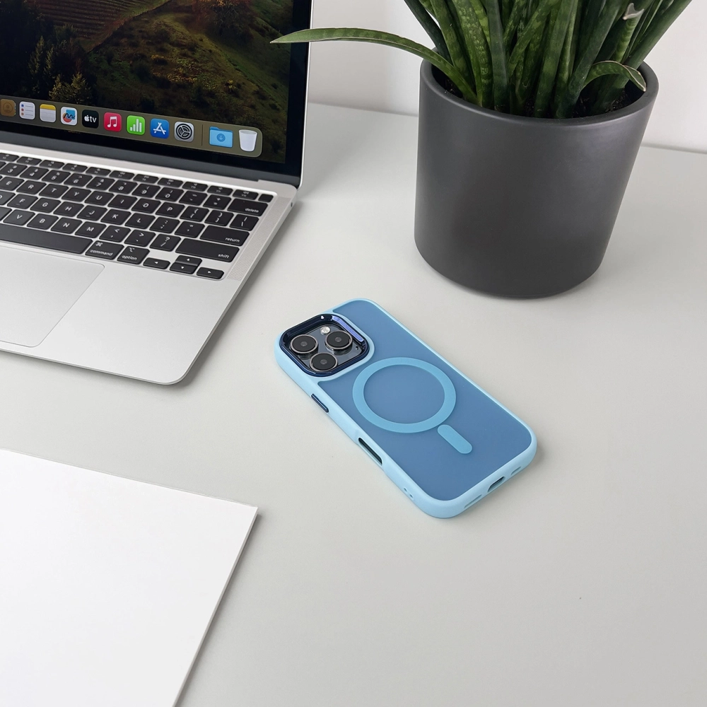 iTok webáruház - Hurtel Wozinsky Fashion Case MagSafe tok iPhone 16e / 17e (kék) 6 Fashion Case with MagSafe for iPhone 16e / 17e (kék)