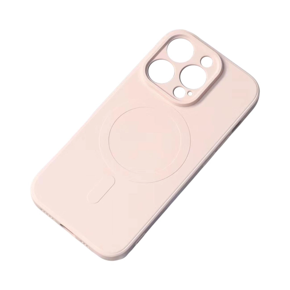 iTok webáruház - Hurtel Szilikon tok MagSafe kompatibilis iPhone 16e / 17e (rózsaszín) 1 Silicone Case with MagSafe for iPhone 16e / 17e (rózsaszín)