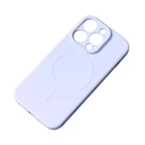 Szilikon tok MagSafe-fel iPhone 16e / 17e készülékhez (világoskék)