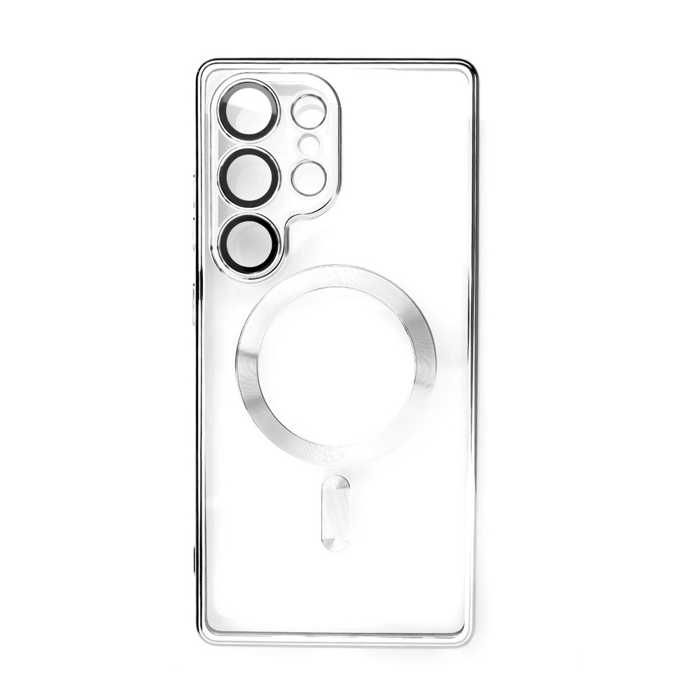 iTok webáruház - Hurtel Galvanizált MagSafe tok iPhone 16e / 17e készülékhez (ezüst) 1 Electroplated Case with MagSafe Galvanized for iPhone 16e / 17e (ezüst)
