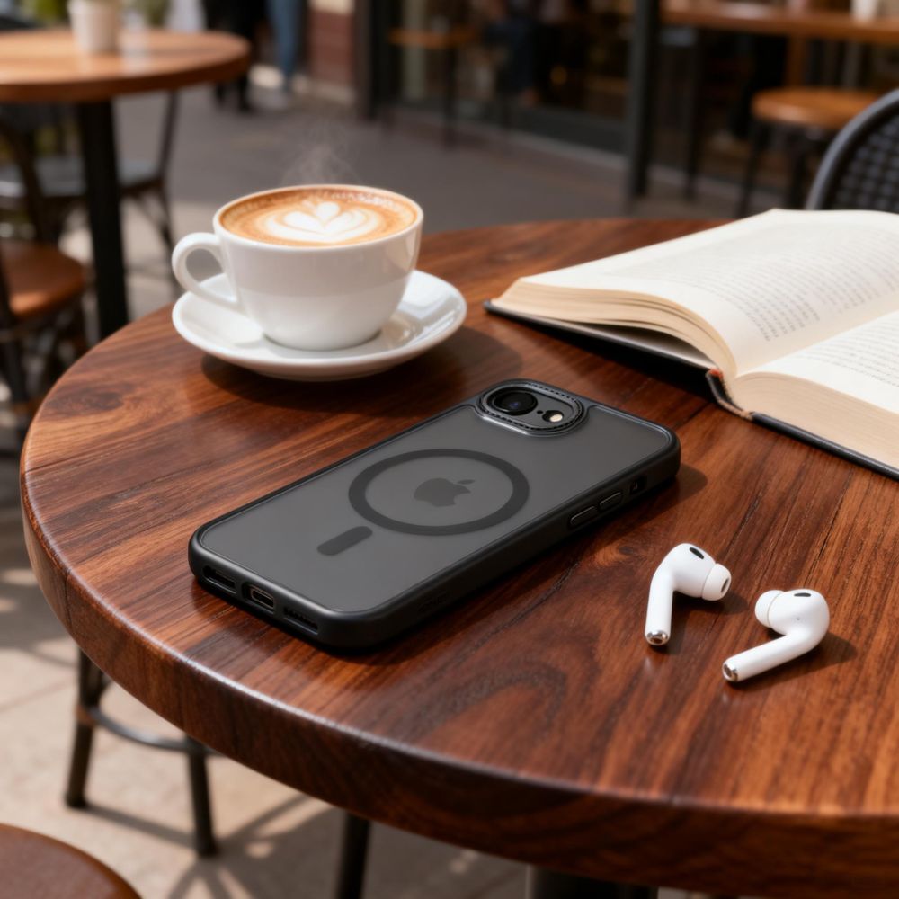 iTok webáruház - Tech-Protect Tech-Protect MagCam MagSafe tok Apple iPhone 16e / 17e készülékhez (matt fekete) 7 Tech-Protect MagCam MagSafe Case for iPhone 16e / 17e (matt fekete)