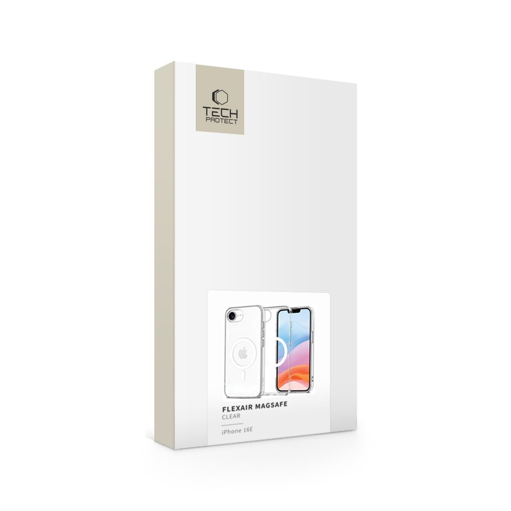 iTok webáruház - Tech-Protect Tech-Protect FlexAir MagSafe tok iPhone 16e / 17e (átlátszó) 5 Tech-Protect FlexAir MagSafe Case for iPhone 16e / 17e (átlátszó)