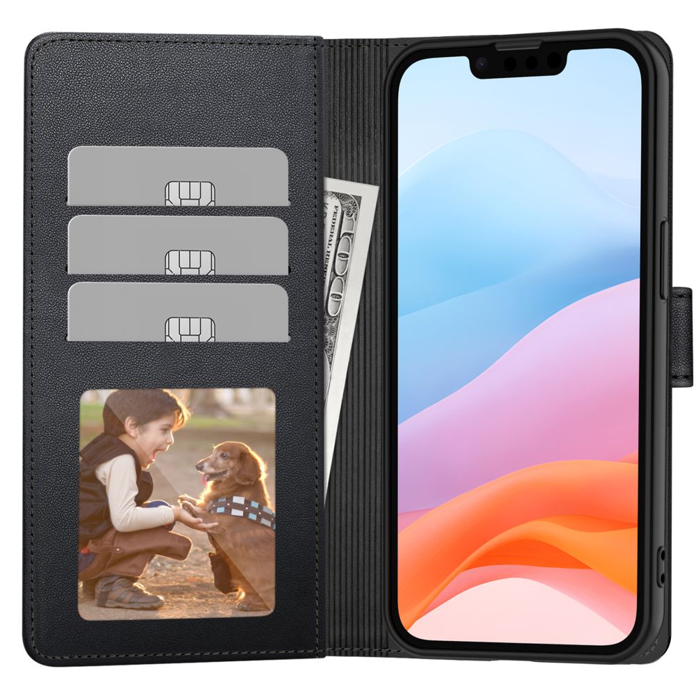 iTok webáruház - Tech-Protect Tech-Protect Wallet tok iPhone 16e / 17e készülékhez (matt fekete) 2 Tech-Protect Wallet Case for iPhone 16e / 17e (matt fekete)