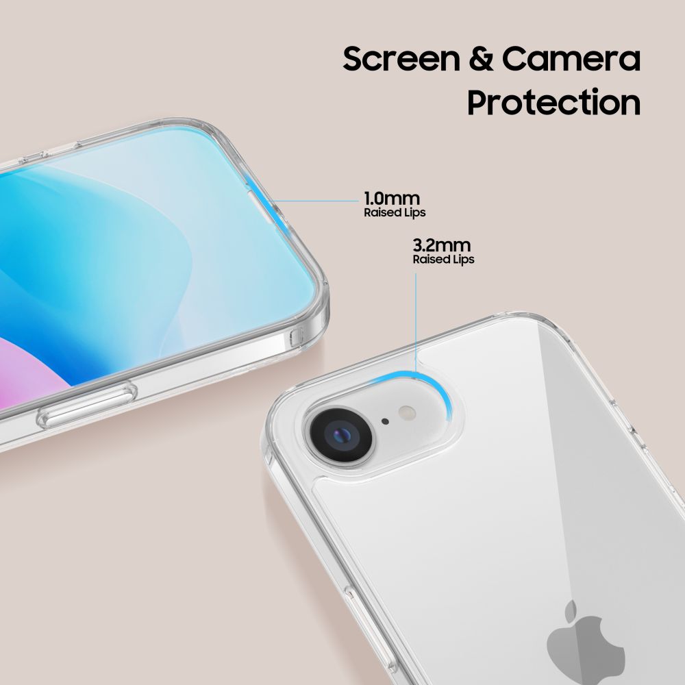 iTok webáruház - Tech-Protect Tech-Protect FlexAir Hybrid tok iPhone 16e / 17e-hez (átlátszó) 3 Tech-Protect FlexAir Hybrid Case for iPhone 16e / 17e (átlátszó)