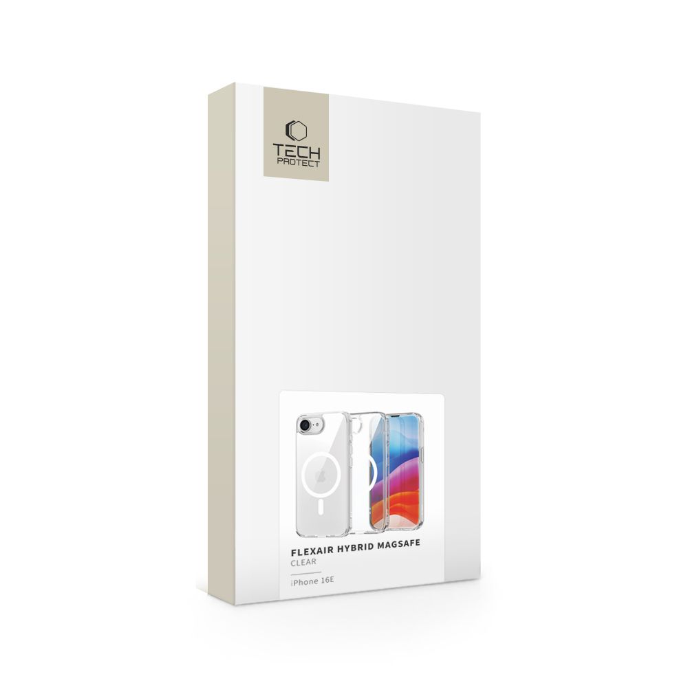 iTok webáruház - Tech-Protect Tech-Protect FlexAir Hybrid MagSafe tok iPhone 16e / 17e készülékhez (átlátszó) 7 Tech-Protect FlexAir Hybrid MagSafe Case for iPhone 16e / 17e (átlátszó)