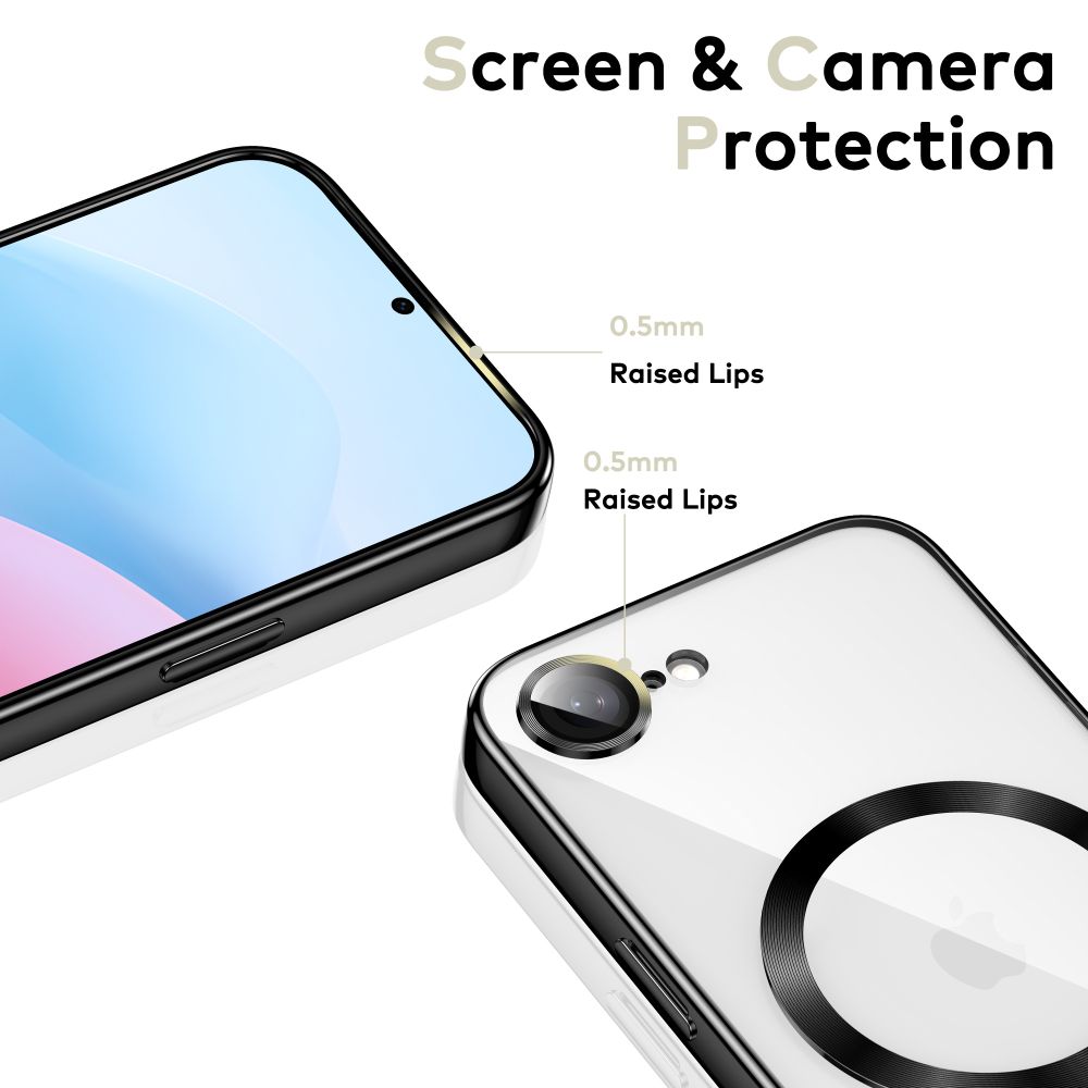 iTok webáruház - Tech-Protect Tech-Protect MagFlex MagSafe tok iPhone 16e / 17e készülékhez (átlátszó) 3 Tech-Protect MagFlex MagSafe Case for iPhone 16e / 17e (átlátszó)