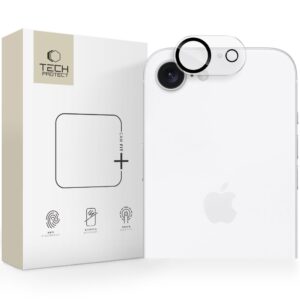 Tech-Protect Cam Fit kamera lencsevédő iPhone 16e / 17e készülékhez (átlátszó)