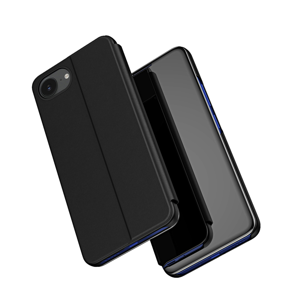iTok webáruház - Hurtel Clear View Case flip tok iPhone 16e / 17e (fekete) 1 Clear View Case for iPhone 16e / 17e Flip Cover (fekete)