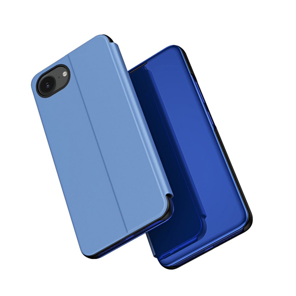 iTok webáruház - Hurtel Clear View Case flip tok iPhone 16e / 17e készülékhez (kék) 1 Clear View Case for iPhone 16e / 17e Flip Cover (kék)