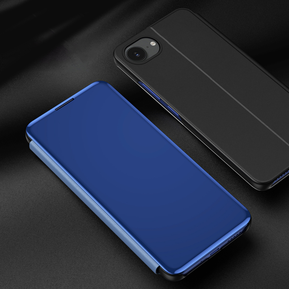 iTok webáruház - Hurtel Clear View Case flip tok iPhone 16e / 17e készülékhez (kék) 4 Clear View Case for iPhone 16e / 17e Flip Cover (kék)